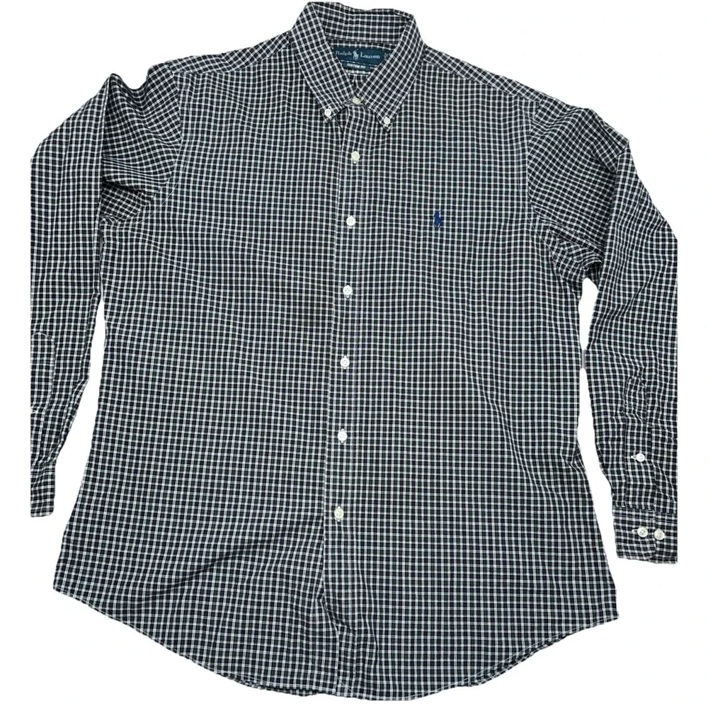 Polo Ralph Lauren Custom Fit 16.5 34/35 Long Sleeve‎ Button Down